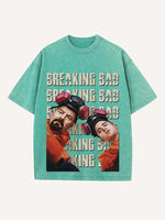 Breaking Bad Print Round Neck T-shirt