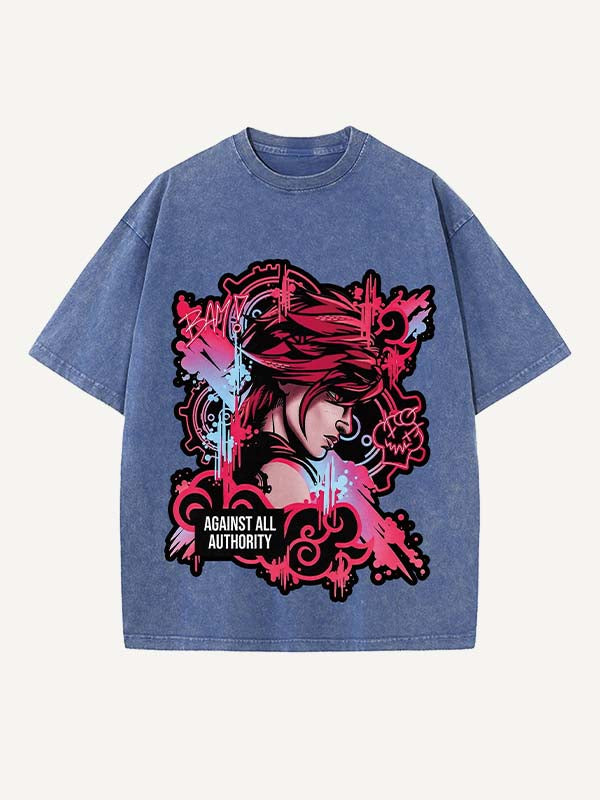 Arcane Print Round Neck T-shirt