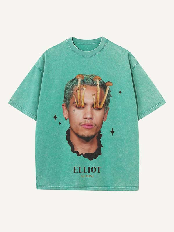 Euphoria Print Round Neck T-shirt