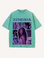 Euphoria Print Round Neck T-shirt