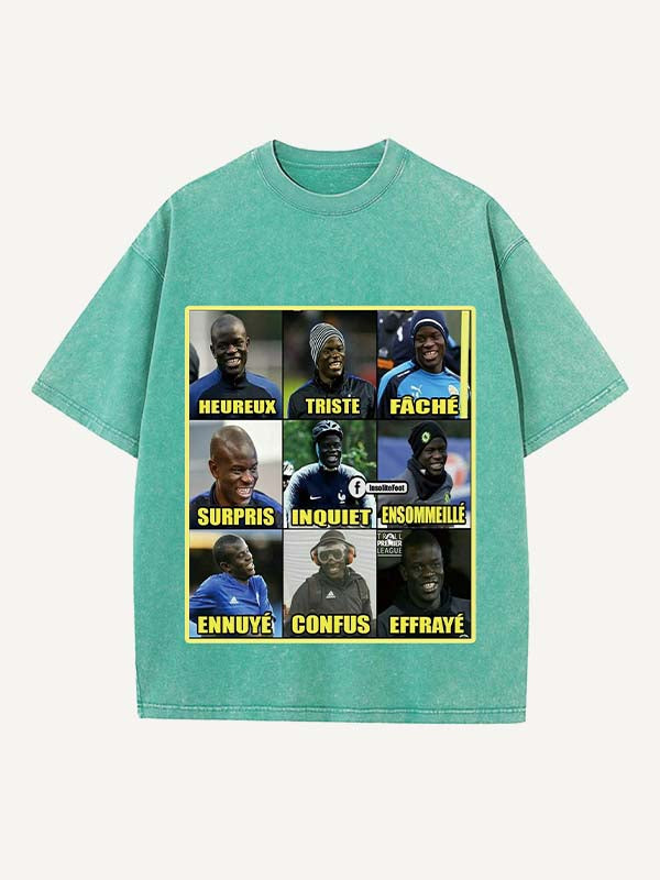 N'Golo Kanté Print Round Neck T-shirt
