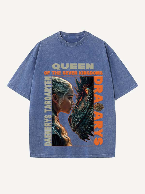 Game of Thrones Print Round Neck T-shirt