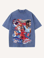 Chris Paul Print Round Neck T-shirt
