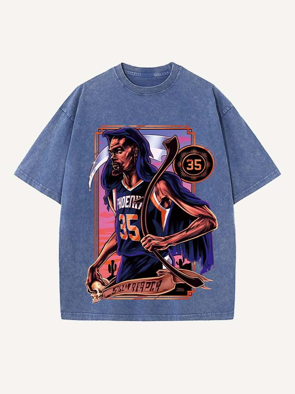 Kevin Durant Print Round Neck T-shirt