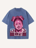 Breaking Bad Print Round Neck T-shirt
