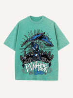 Arcane Print Round Neck T-shirt