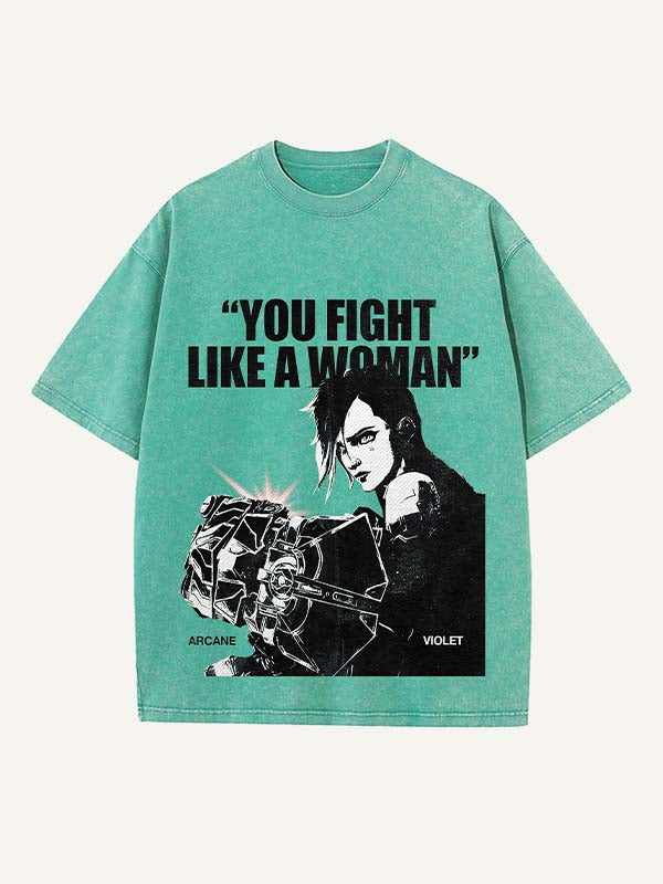 Arcane Print Round Neck T-shirt
