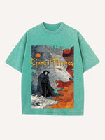 Game of Thrones Print Round Neck T-shirt