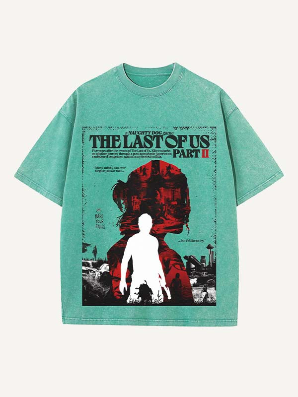 The Last of Us Print Round Neck T-shirt