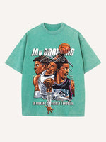 Ja Morant Print Round Neck T-shirt