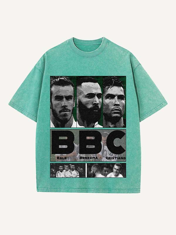 Gareth Bale Print Round Neck T-shirt