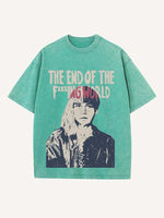 The End of the Fxxxing World Print Round Neck T-shirt