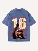 Charles Leclerc Print Round Neck T-shirt