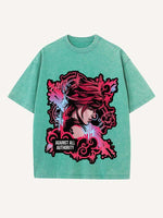 Arcane Print Round Neck T-shirt