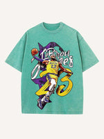 LeBron James Print Round Neck T-shirt