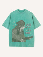 The Last of Us Print Round Neck T-shirt