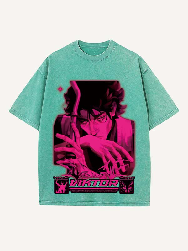 Arcane Print Round Neck T-shirt
