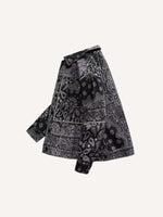 Paisley Print Denim Jacket