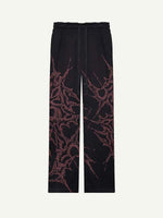 Letter Graphic Print Elastic Waist Pants