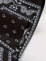 Paisley All Over Print Drawstring Waist Shorts