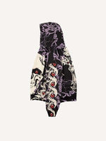 Eyeball&Demon Skull&Graphic Print Slant Pockets Hoodie