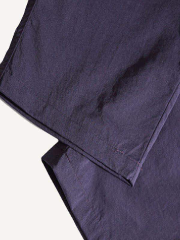 Solid Color Flap Pocket Side Cargo Pants