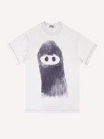 Ghost Print Round Neck T-shirt